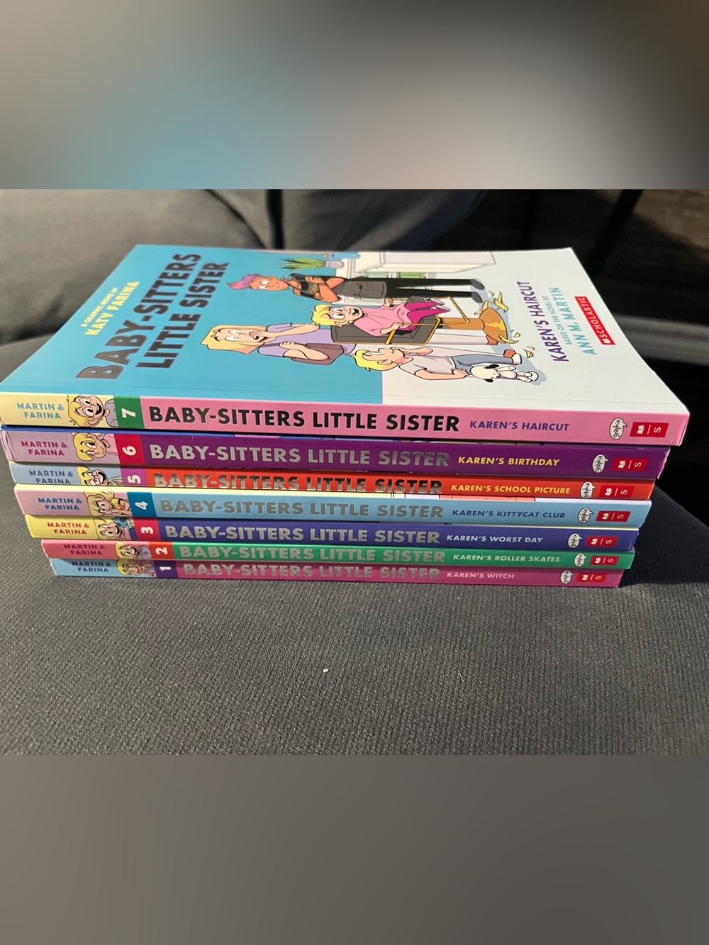 Baby-Sitters Little Sister Graphix Books 1–7 Complete Set. EUC